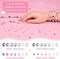 2200PCS Pearl Beads, 4/6/8/10mm Multicolor Pearl Beads Loose Pearls for Crafts with Holes for Jewelry Making, Small Pearl Filler Beads for Crafting Bracelet Necklace Earrings